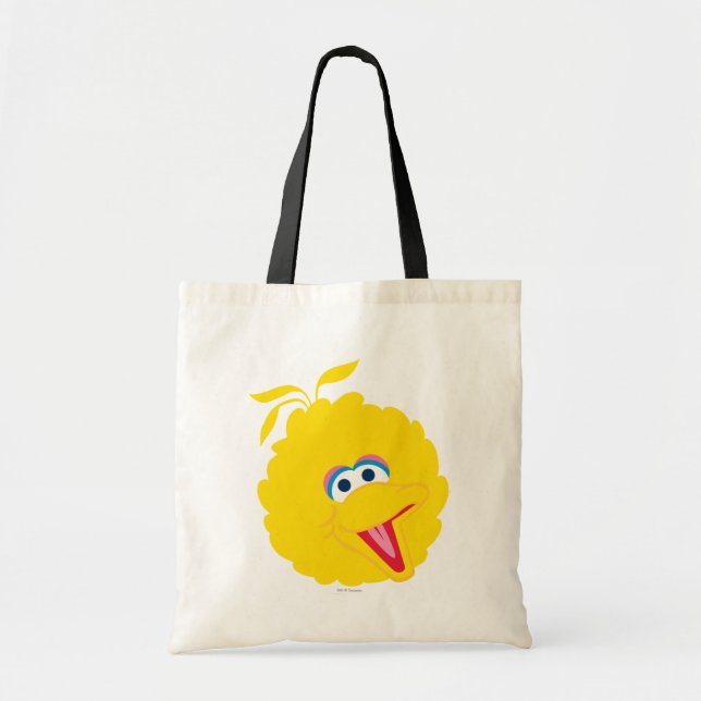 Bolso De Tela Cara de Pájaro Grande (Frente)