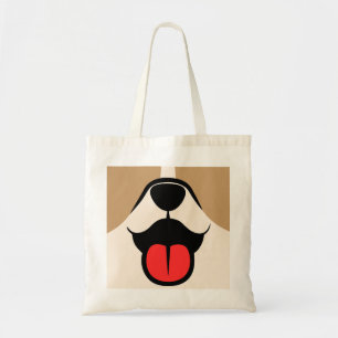 Bolso De Tela Cara de perro