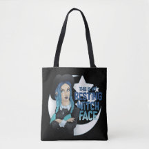 Cara de reclinación de la bruja