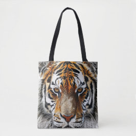 Bolso De Tela Cara de tigre