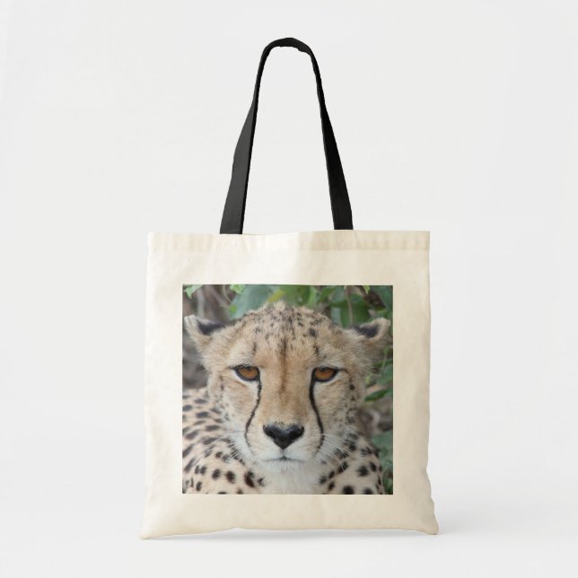 Bolso De Tela Cara del guepardo (Frente)