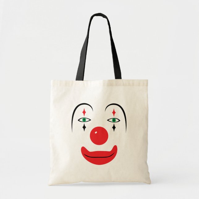 Bolso De Tela Cara feliz del payaso (Frente)