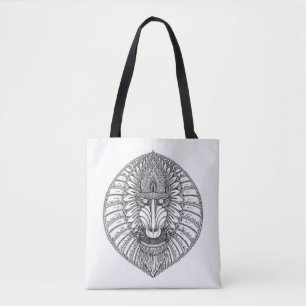Bolso De Tela Cara inspirada 2 del babuino