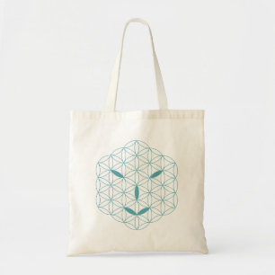 Bolso De Tela Cara sagrada - Arturia 02, Sea Green-Tr.