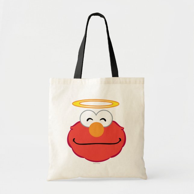 Bolso De Tela Cara sonriente con halo de Elmo (Frente)