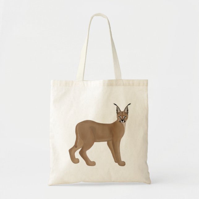 Bolso De Tela Caracal Tote Bag (Frente)