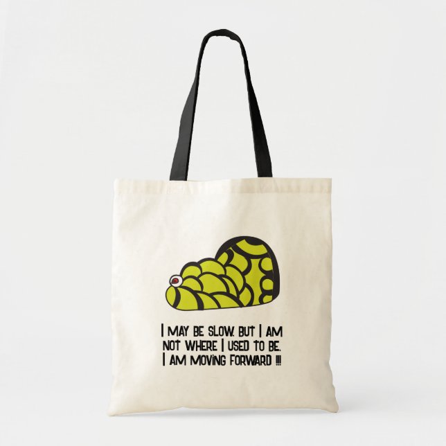 Bolso De Tela Caracol Caprichoso  (Frente)