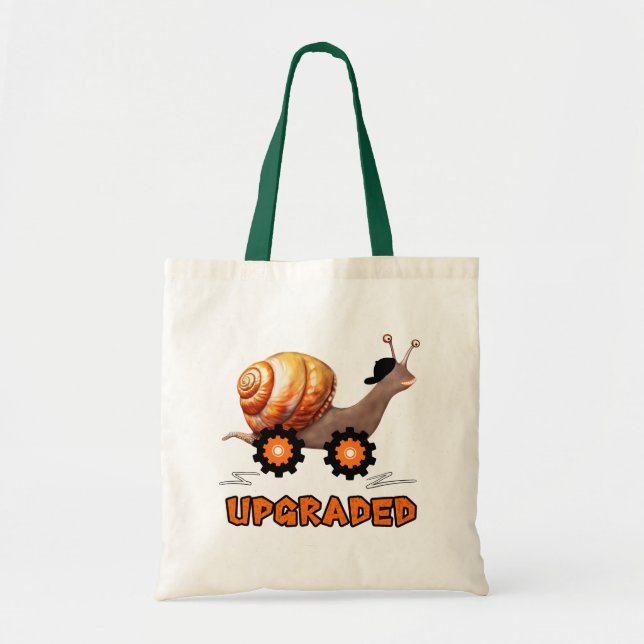 Bolso De Tela Caracol rápido (Frente)