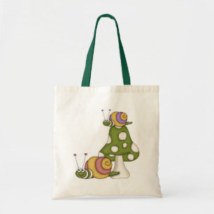 Bolso De Tela Caracoles cortos