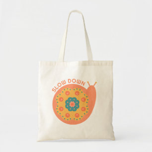 Bolso De Tela Caracoles florales personalizados