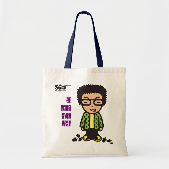 Bolso De Tela Carácter (Frente)