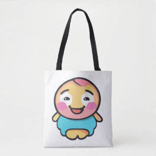 Bolso De Tela Carácter Kawaii Adorable - Personalizado Cute