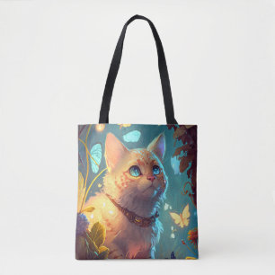 Bolso De Tela Carácter Mascota de pintura de dibujos animados de