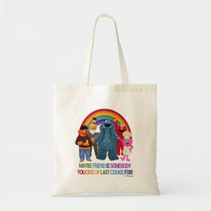 Bolso De Tela Caracteres de Plaza Sésamo Cita de amigos