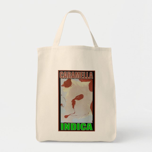 BOLSO DE TELA CARAMELA INDICA (Frente)