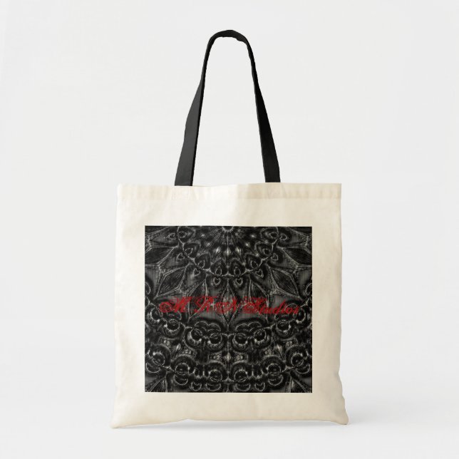 Bolso De Tela Carbón Mandala (Frente)