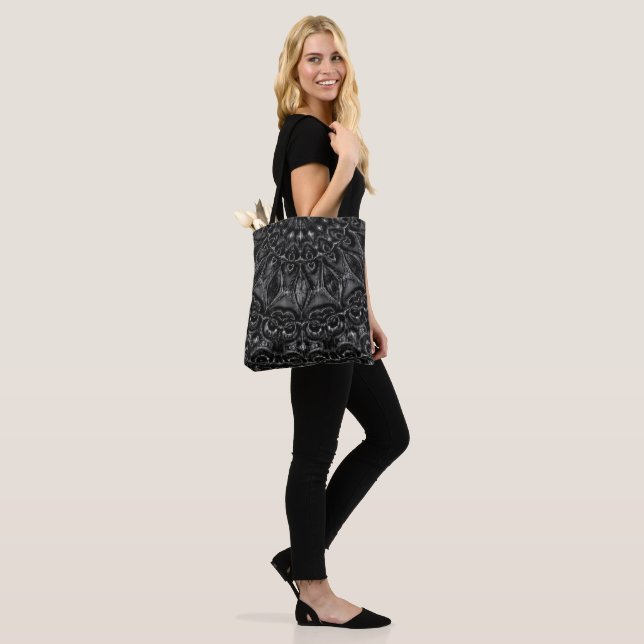 Bolso De Tela Carbón Mandala (Puesto)