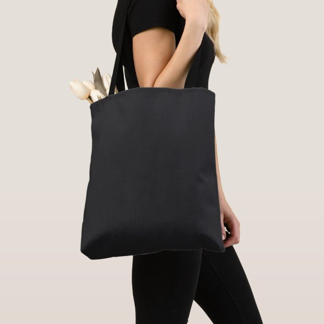 Bolso De Tela Carbón negro (Detalle)
