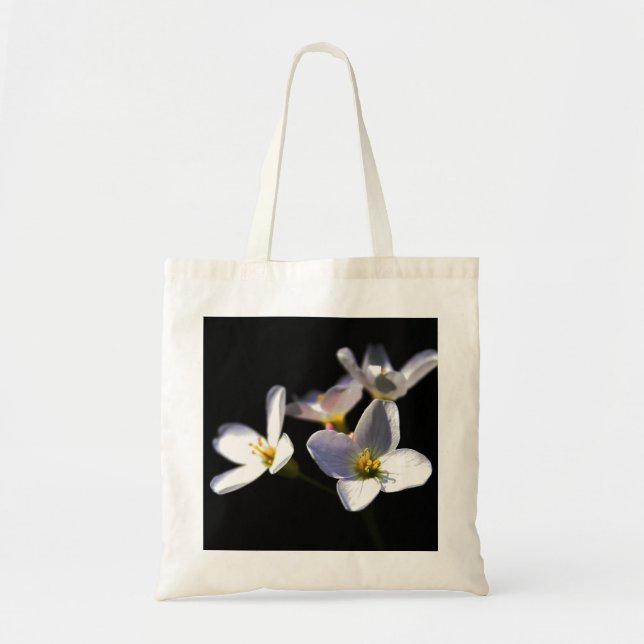 Bolso De Tela Cardamine Pratensis Flores btcna (Frente)