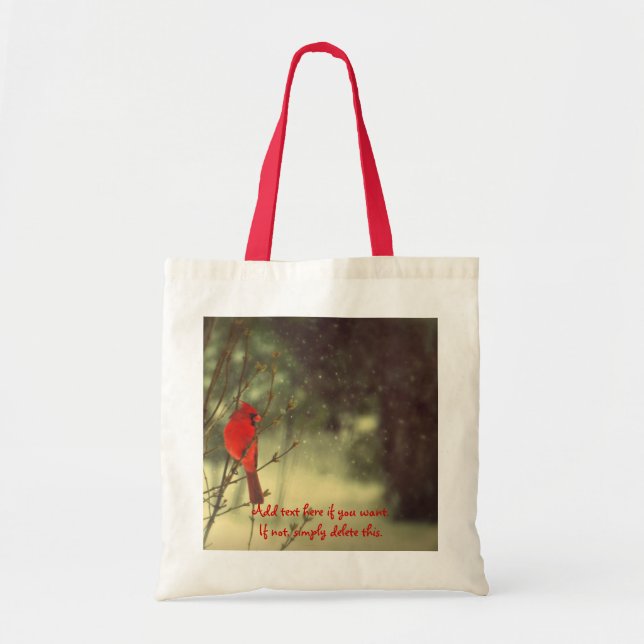 Bolso De Tela Cardenal de sexo masculino (Frente)