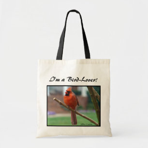 Bolso De Tela Cardenal de sexo masculino hermoso