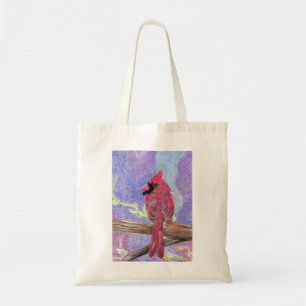 Bolso De Tela Cardenal en el tote de la oscuridad