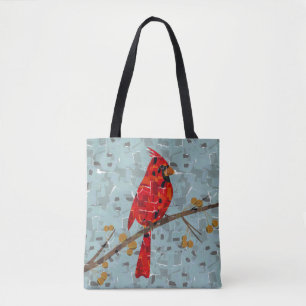 Bolso De Tela Cardenal Rojo, el pájaro de los Navidades