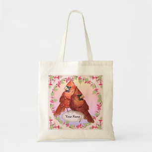 Bolso De Tela Cardenales florales