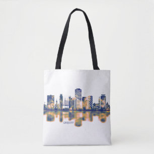Bolso De Tela Cardiff Skyline