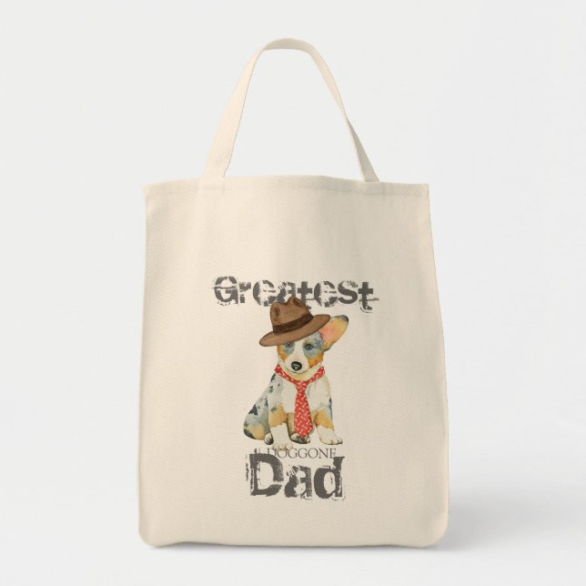 Bolso De Tela Cardigan Welsh Corgi Dad (Frente)
