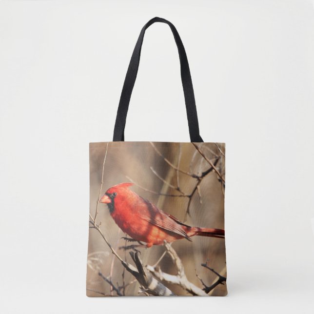 Bolso De Tela Cardinal (Anverso)