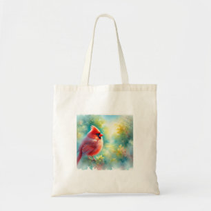 Bolso De Tela Cardinal Bird 300924AREF135 - Watercolor