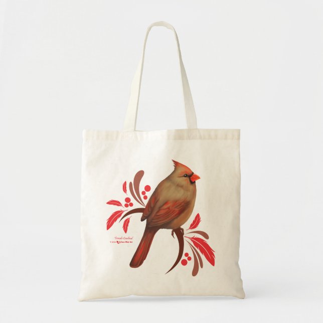 Bolso De Tela Cardinal-mujer (Frente)