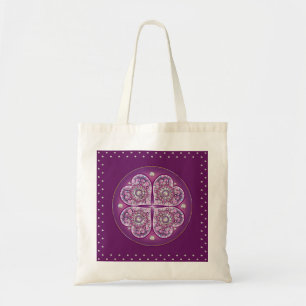 Bolso De Tela Cardinal Red Rosace
