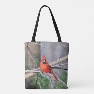 Bolso De Tela Cardinal Spring Woods