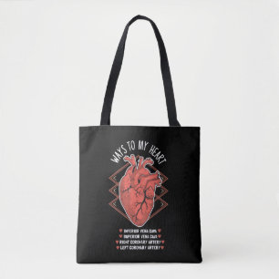 Bolso De Tela Cardiología cardíaca Eco Cardióloga estudiantil