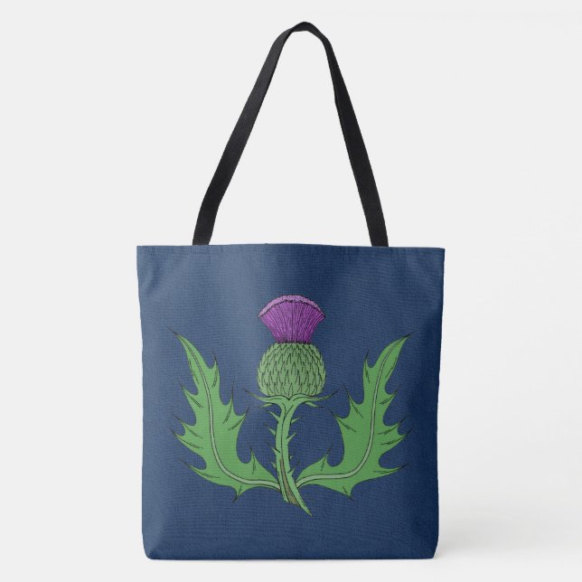 Bolso De Tela Cardo (Anverso)