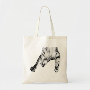 Bolso De Tela Carefree Cat Stance