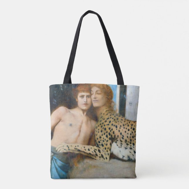 Bolso De Tela Caresses, Fernand Khnopff (Reverso)