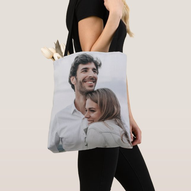 Bolso De Tela Carga de fotos de personalizado Diseñar tu propio  (Detalle)