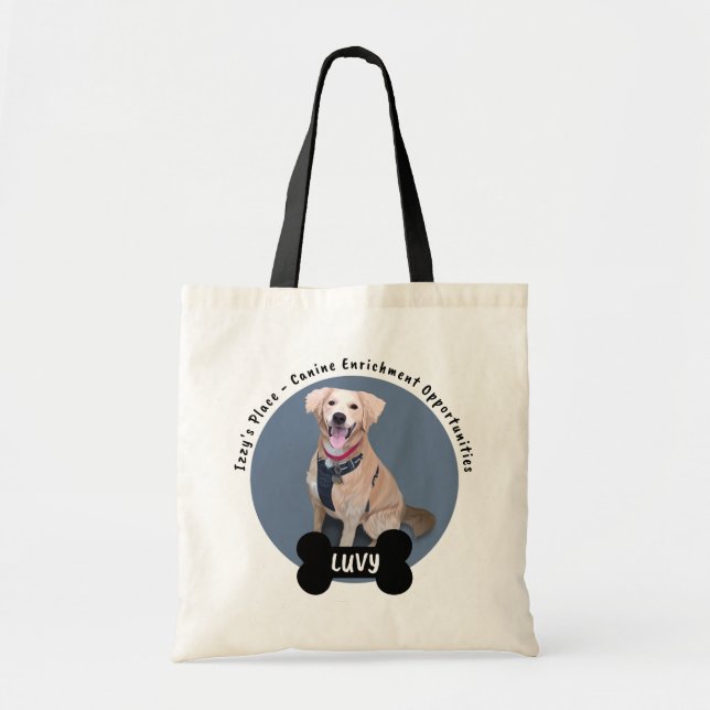 BOLSO DE TELA CARI - LUVY CANVAS TOTE BAG (Frente)