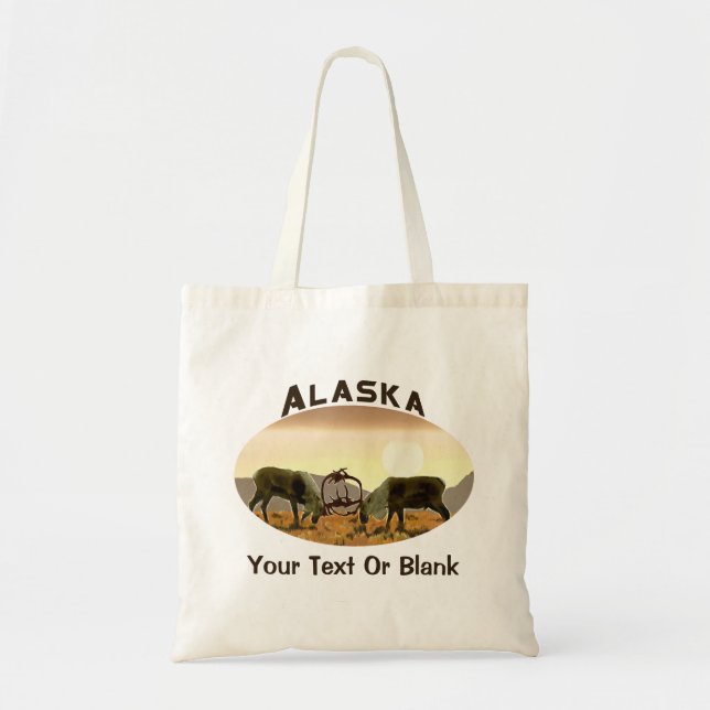 Bolso De Tela Caribou Duel - Alaska Tote Bag (Frente)