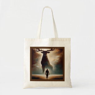 Bolso De Tela Caribú de los animales espirituales 2