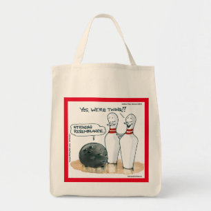 Bolso De Tela Caricaturas divertidas de bolos de Rick London