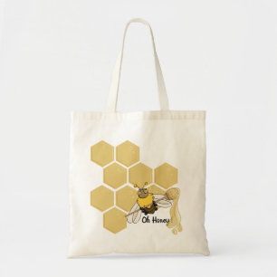 Bolso De Tela ¡Cariño! Tote Personalizado Bee