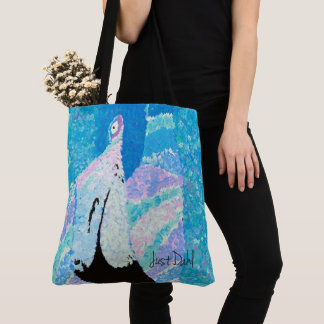 Bolso De Tela Carl el Tote de Flamenco Azul Just Dahl