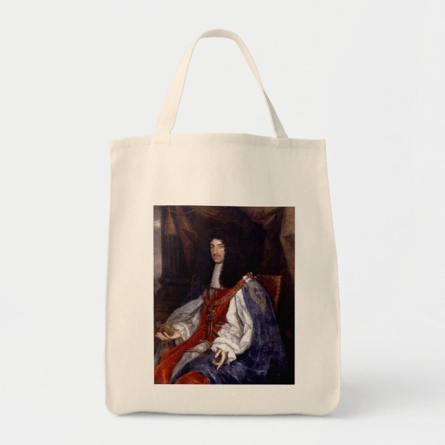 Bolso De Tela Carlos II de Gran Bretaña e Irlanda (Frente)