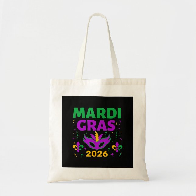 Bolso De Tela Carnaval 2026 Personalizado (Frente)