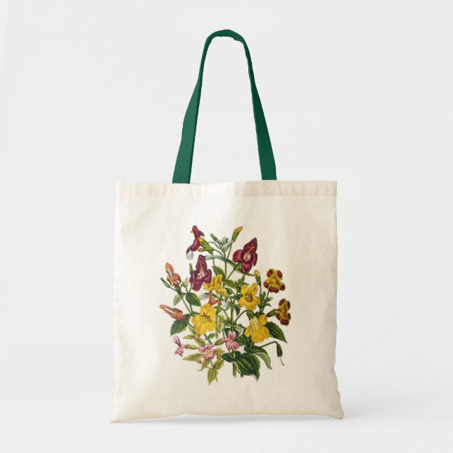 Bolso De Tela Carnaval de flores (Frente)