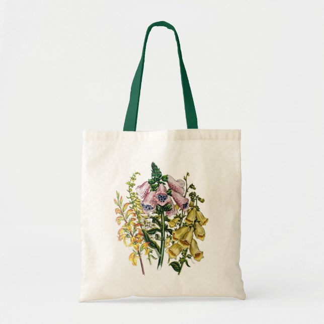 Bolso De Tela Carnaval de flores (Frente)